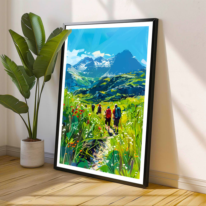 Snowdon Wales Travel Print Wall Decor Wall Art Snowdon Wall Hanging Home Décor Snowdon Gift Art Lovers Welsh Art Lover Gift Print Art