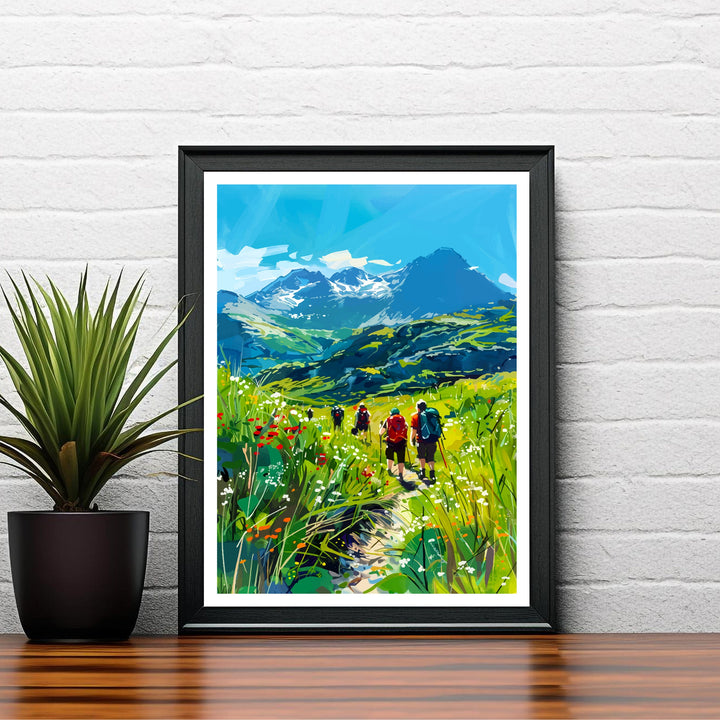 Snowdon Wales Travel Print Wall Decor Wall Art Snowdon Wall Hanging Home Décor Snowdon Gift Art Lovers Welsh Art Lover Gift Print Art