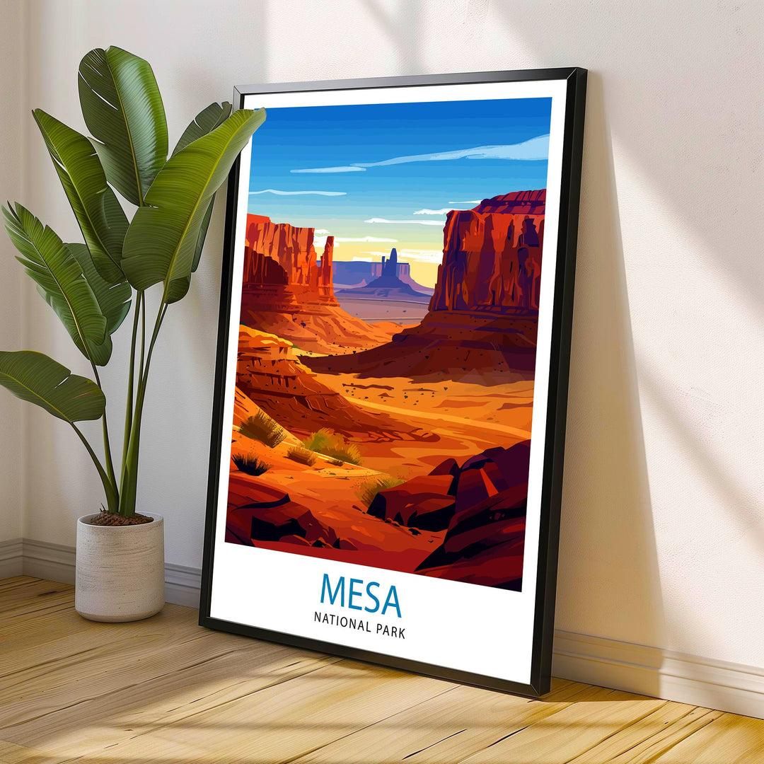 Mesa Verde National Park Colorado Travel Poster