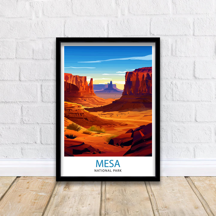 Mesa Verde National Park Colorado Travel Print Wall Decor Wall Art Mesa Verde Wall Hanging Home Décor Mesa Verde Gift Art Lovers American