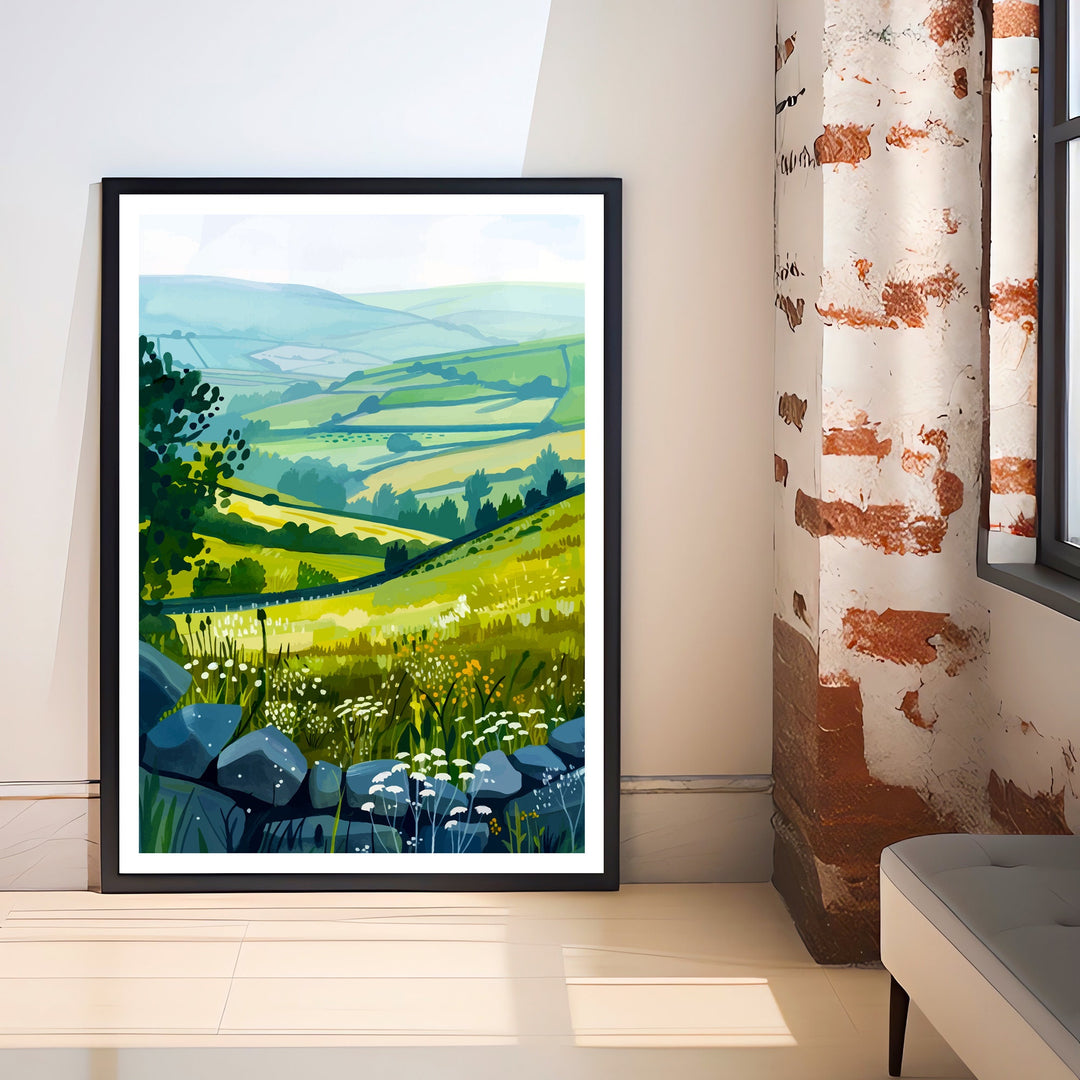 Peak District National Park England Travel Print Wall Decor Wall Art Peak District Wall Hanging Home Décor Peak District Gift Art Lovers