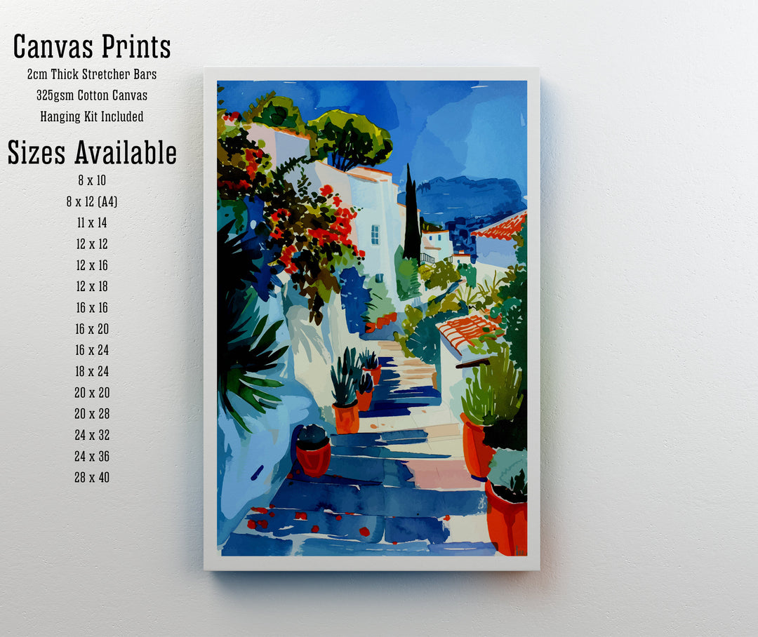 Altea Spain Travel Print Wall Decor Wall Art Altea Wall Hanging Home Décor Altea Gift Art Lovers Spanish Art Lover Gift Print Art