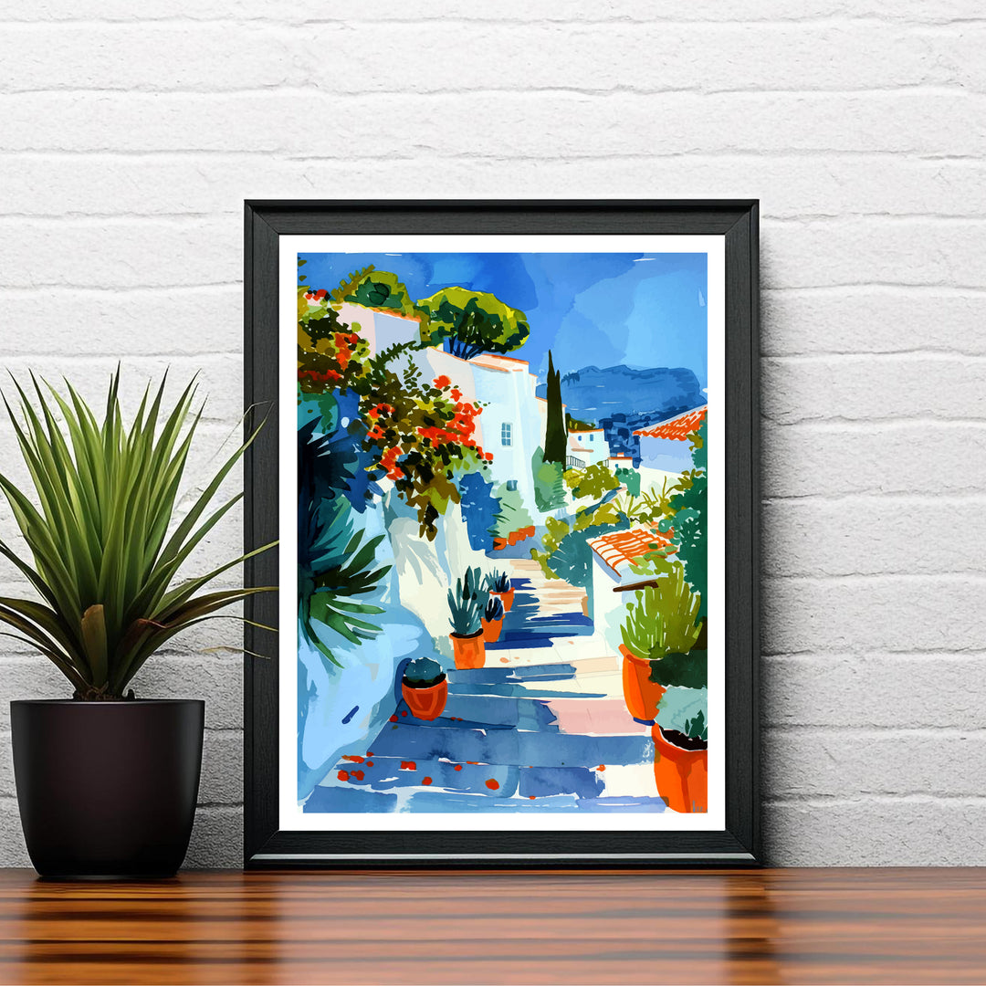 Altea Spain Travel Print Wall Decor Wall Art Altea Wall Hanging Home Décor Altea Gift Art Lovers Spanish Art Lover Gift Print Art