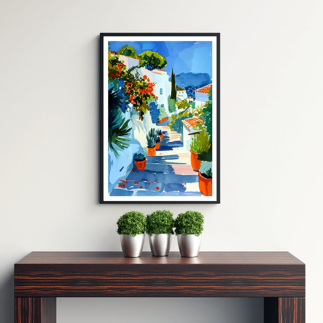 Altea Spain Travel Print Wall Decor Wall Art Altea Wall Hanging Home Décor Altea Gift Art Lovers Spanish Art Lover Gift Print Art