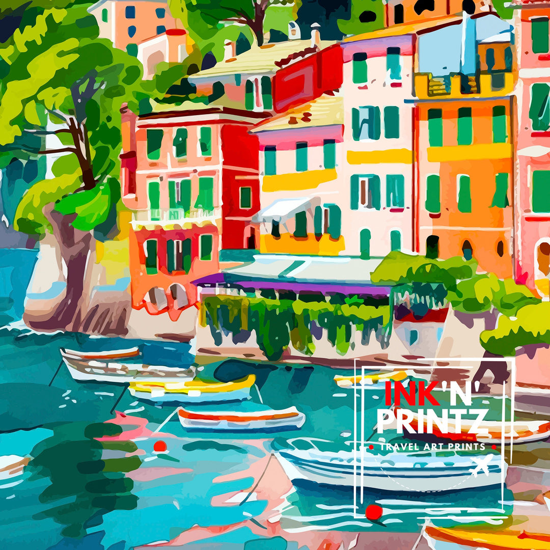 Positano Italy Travel Print Wall Decor Wall Art Positano Wall Hanging Home Décor Positano Gift Art Lovers Italian Art Lover Gift Print Art