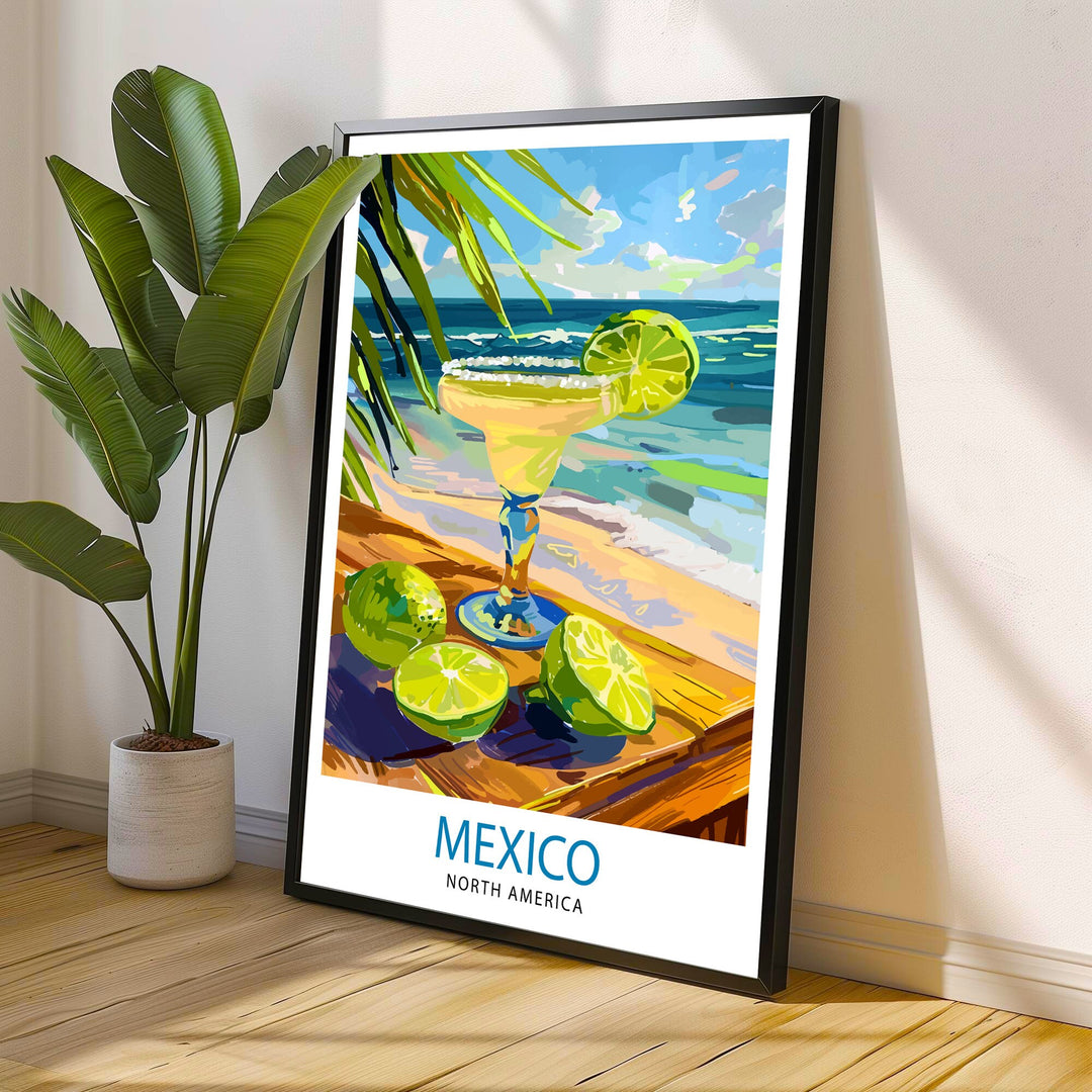 Mexico Travel Print Wall Decor Wall Art Mexico Wall Hanging Home Décor Mexico Gift Art Lovers Mexican Art Lover Gift Print Art