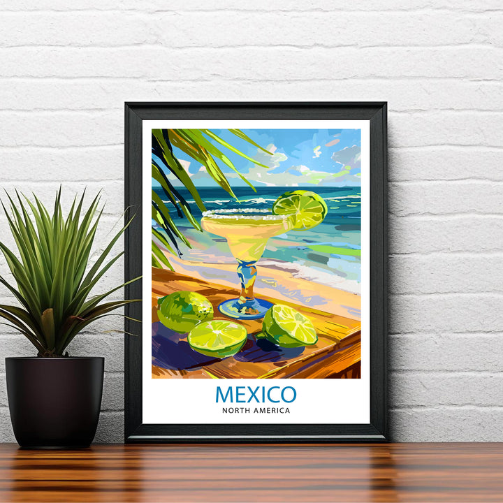 Mexico Travel Print Wall Decor Wall Art Mexico Wall Hanging Home Décor Mexico Gift Art Lovers Mexican Art Lover Gift Print Art