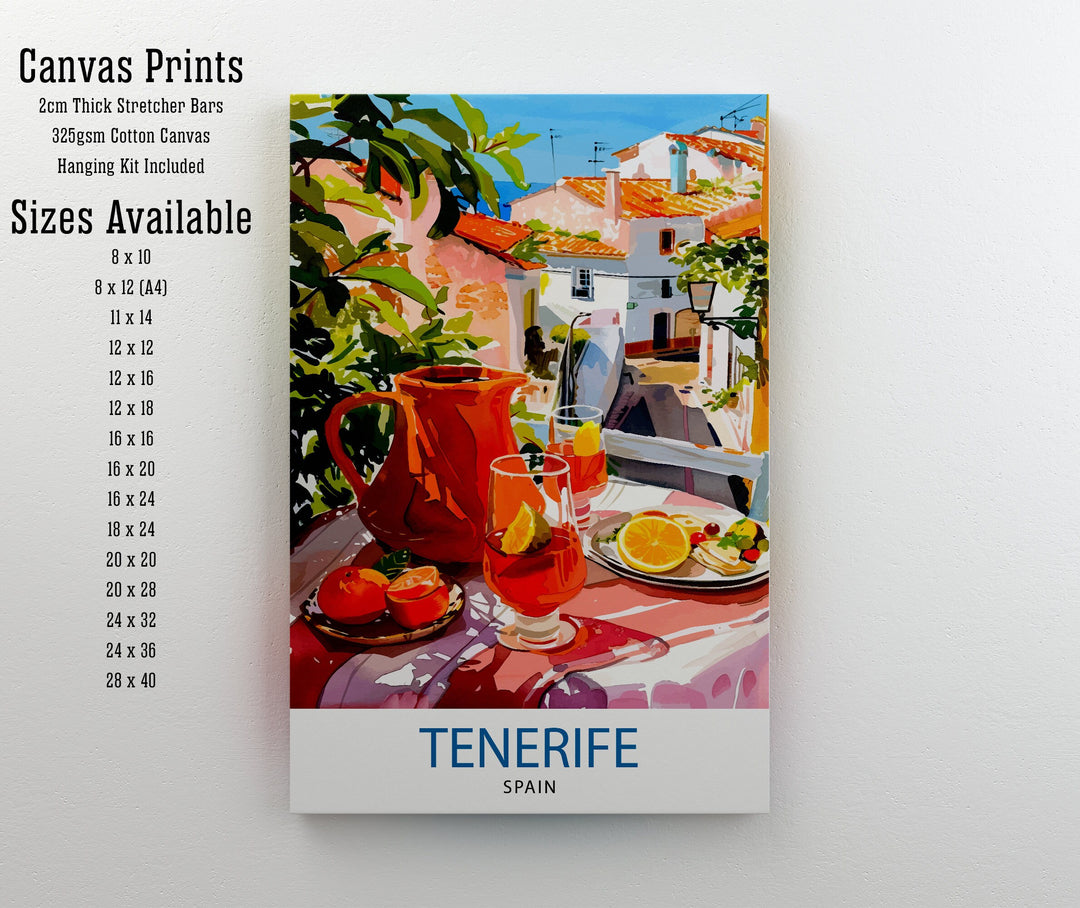 Tenerife Canary Islands Travel Poster