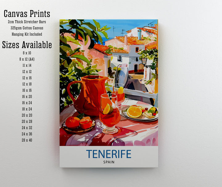 Tenerife Canary Islands Travel Poster