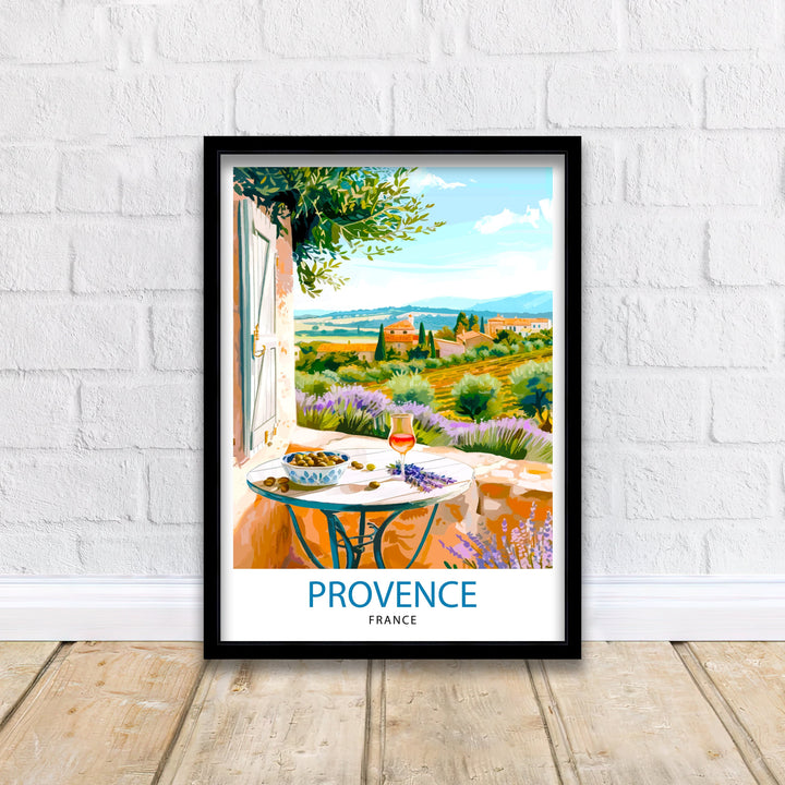 Provence France Travel Print Wall Decor Wall Art Provence Wall Hanging Home Décor Provence Gift Art Lovers French Art Lover Gift Print Art