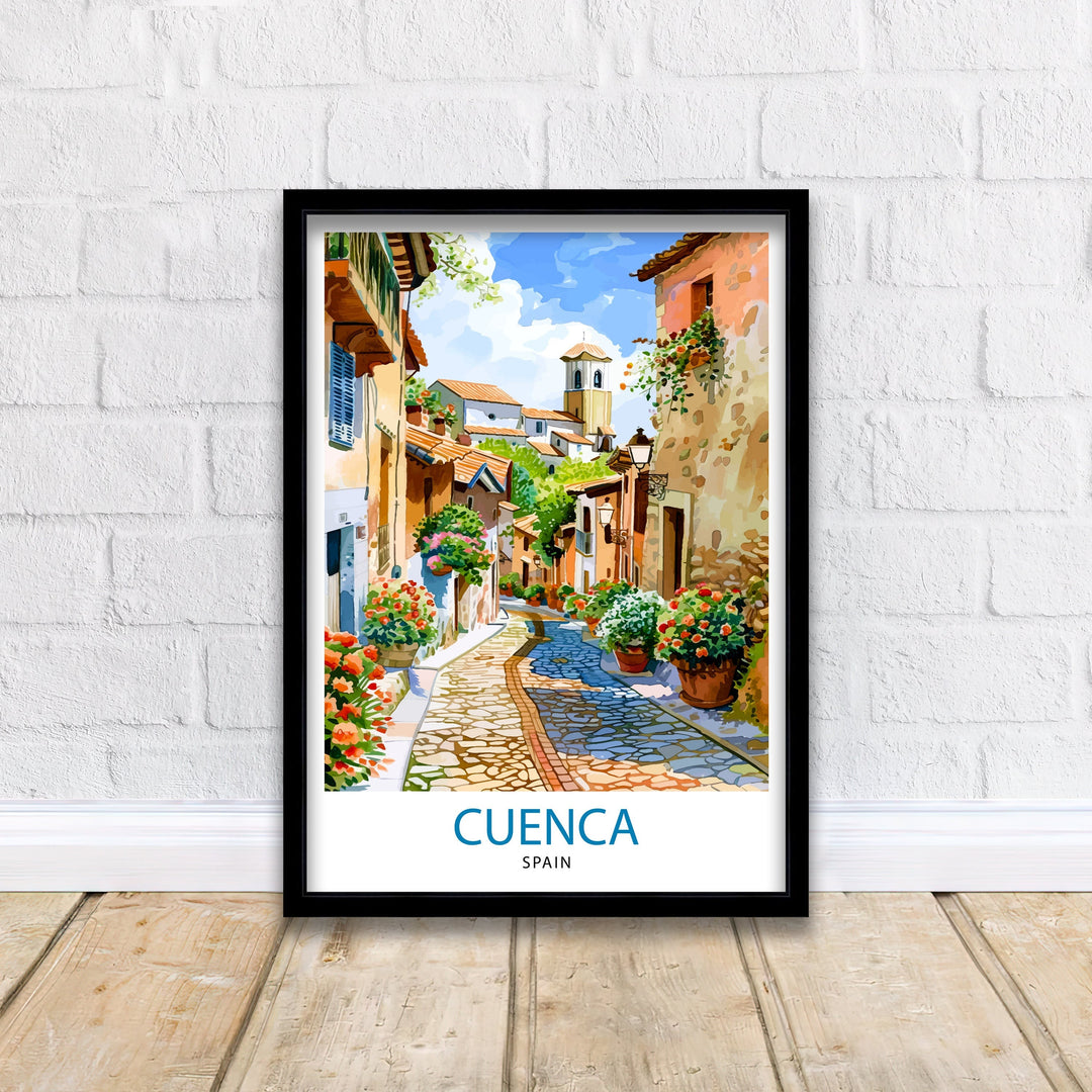Cuenca Spain Travel Print Wall Decor Wall Art Cuenca Wall Hanging Home Décor Cuenca Gift Art Lovers Spanish Art Lover Gift Print Art