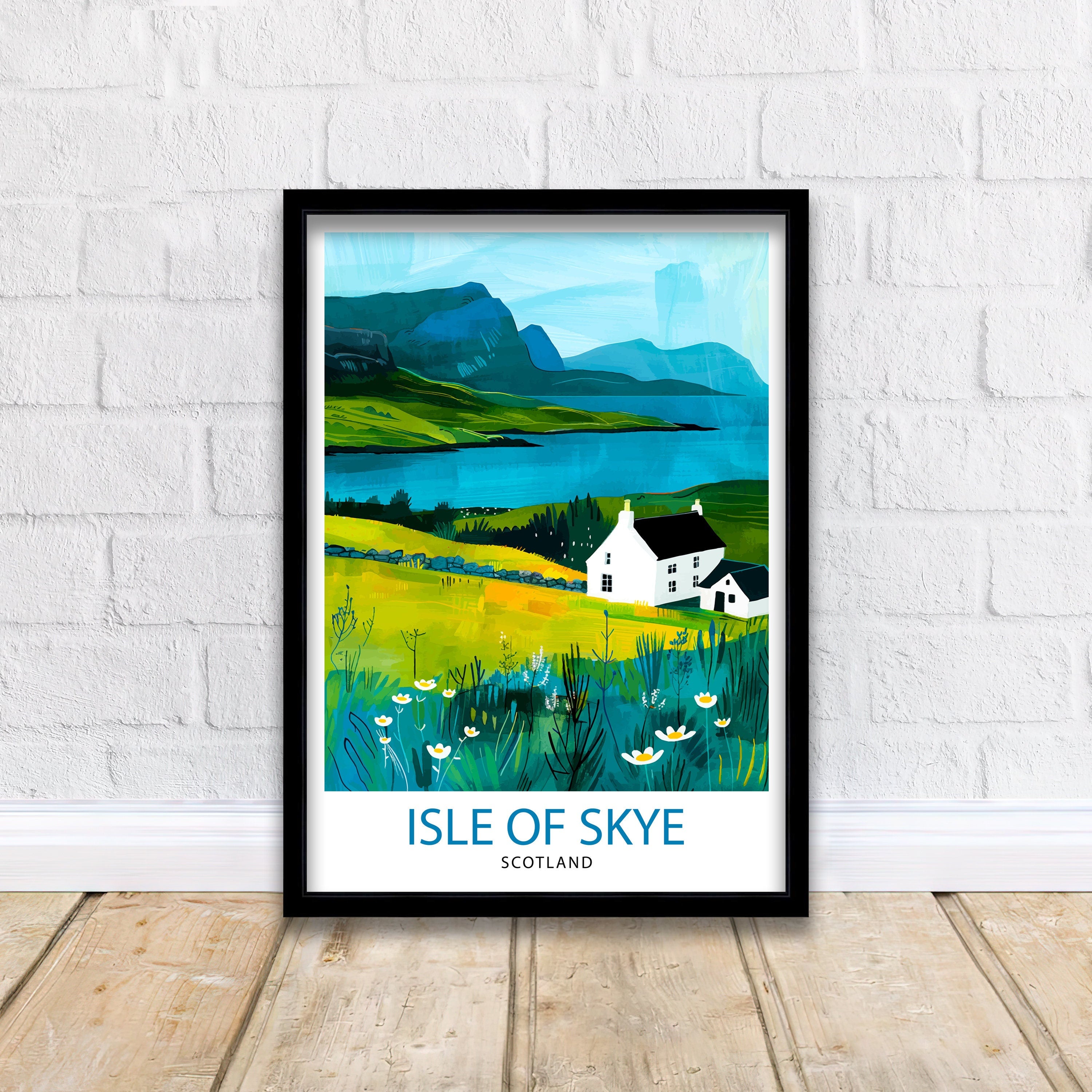 Isle of Skye Scotland Travel Print Wall Decor Wall Art Isle of Skye Wall Hanging Home Décor Isle of Skye Gift Art Lovers Scottish Art Lover