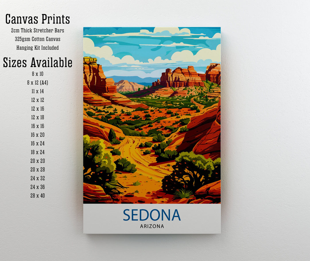 Sedona Arizona Travel Poster