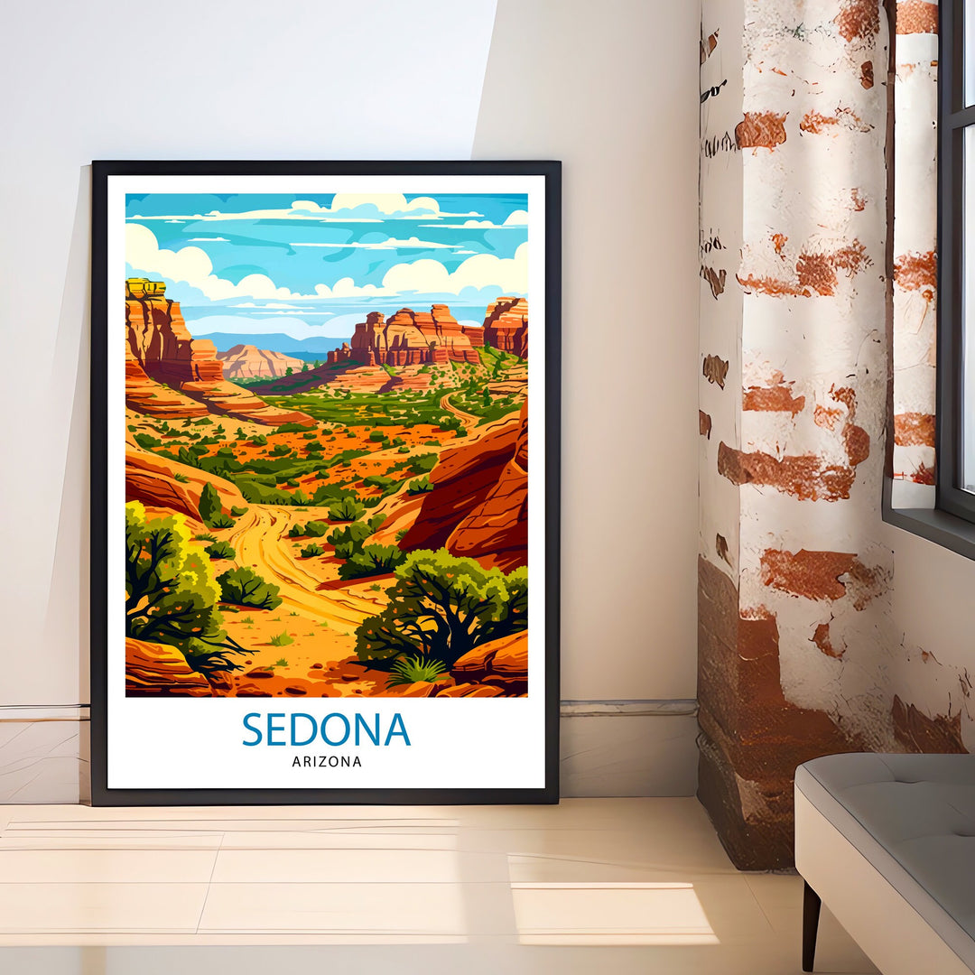 Sedona Arizona Travel Poster