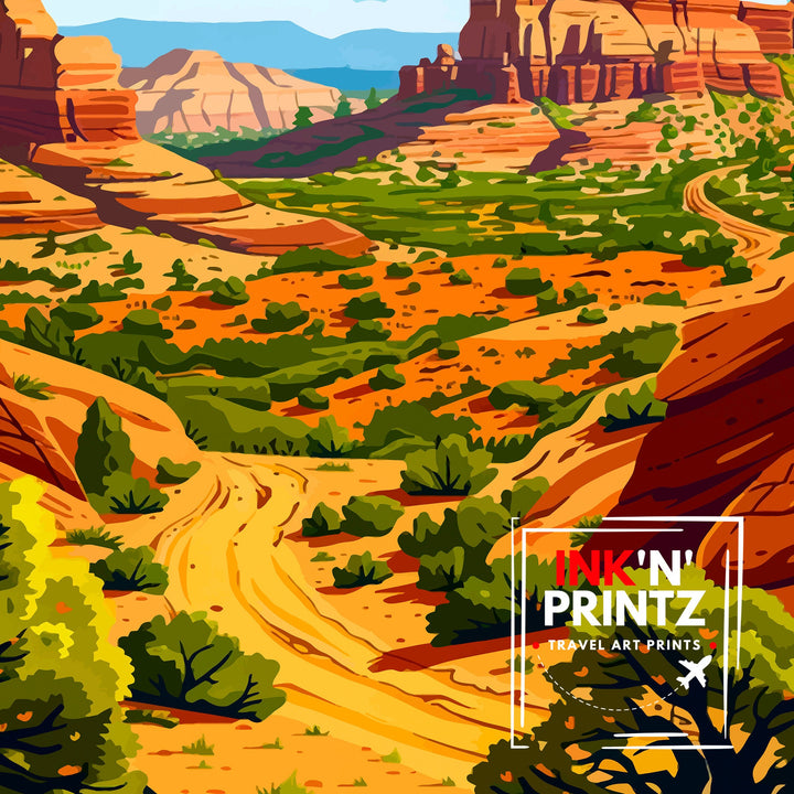 Sedona Arizona Travel Poster