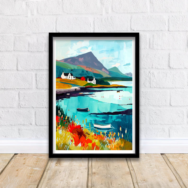 Isle of Arran Scotland Travel Print Wall Decor Wall Art Isle of Arran Wall Hanging Home Décor Isle of Arran Gift Art Lovers Scottish Art