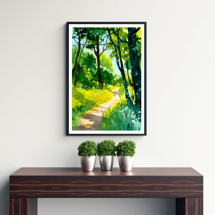 Richmond Park London Travel Print Wall Decor Wall Art Richmond Park Wall Hanging Home Décor Richmond Park Gift Art Lovers British