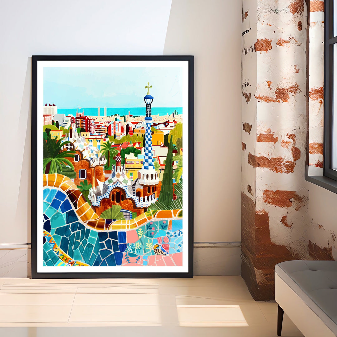 Barcelona Spain Travel Print Wall Decor Wall Art Barcelona Wall Hanging Home Décor Barcelona Gift Art Lovers Spanish Art Lover Gift