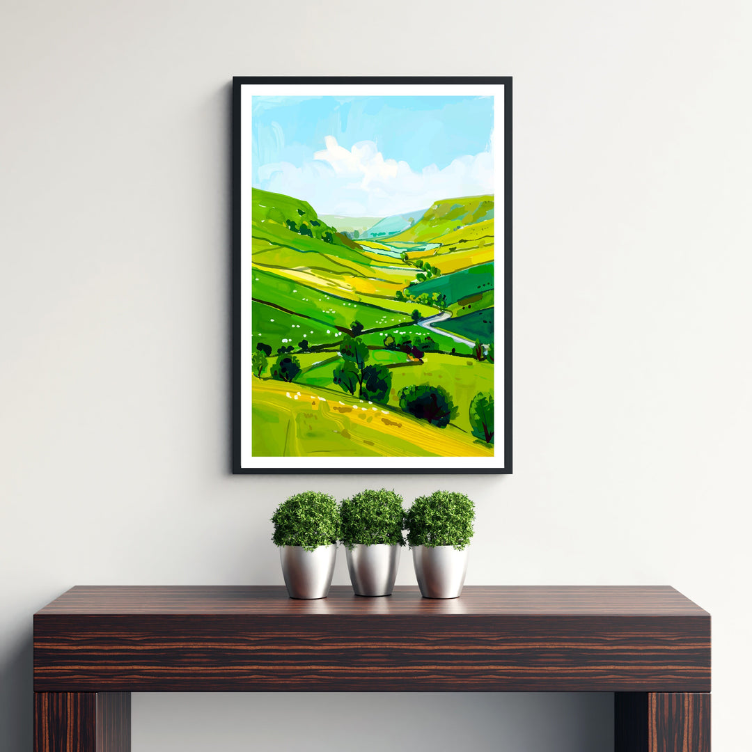 Yorkshire Dales Travel Poster