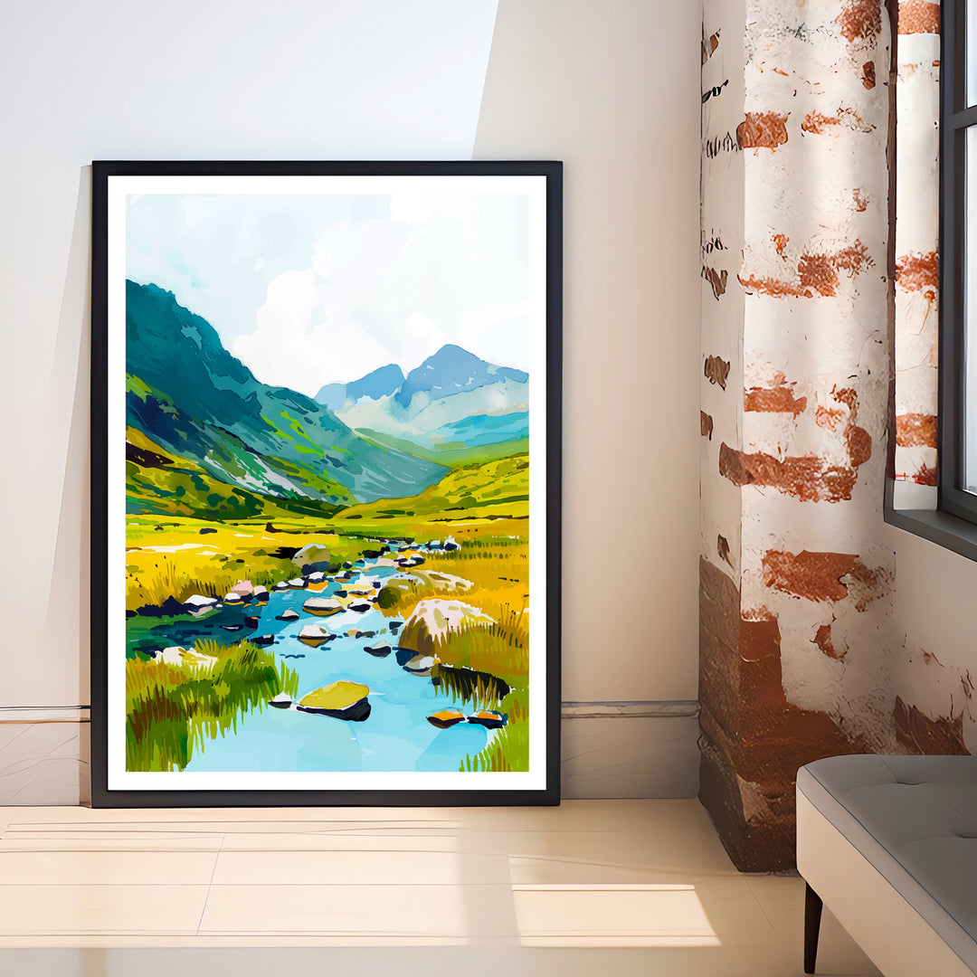 Snowdonia National Park Wales Travel Print Wall Decor Wall Art Snowdonia Wall Hanging Home Décor Snowdonia Gift Art Lovers Welsh Art