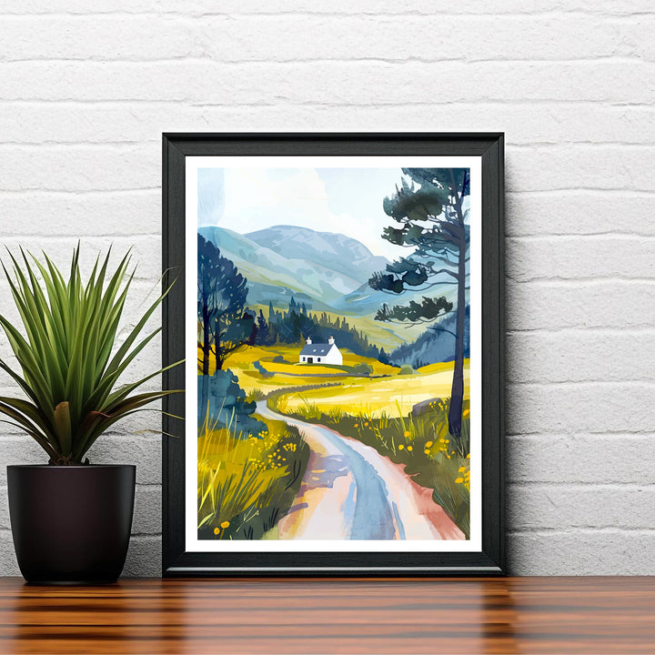 Glen Affric Scotland Travel Print Wall Decor Wall Art Glen Affric Wall Hanging Home Décor Glen Affric Gift Art Lovers Scottish