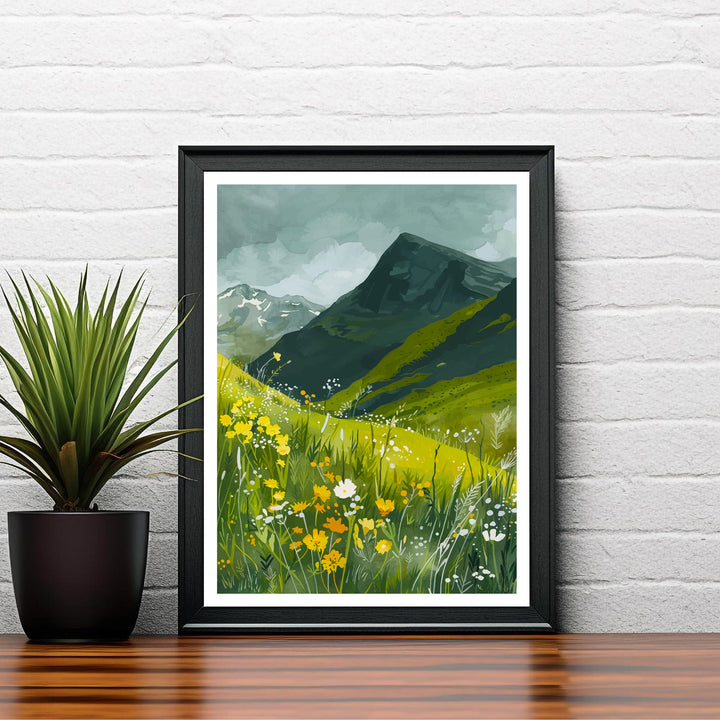 Aonach Mor Scottish Highlands Travel Print Wall Decor Wall Art Aonach Mor Wall Hanging Home Décor Aonach Mor Gift Art Lovers Scottish Art