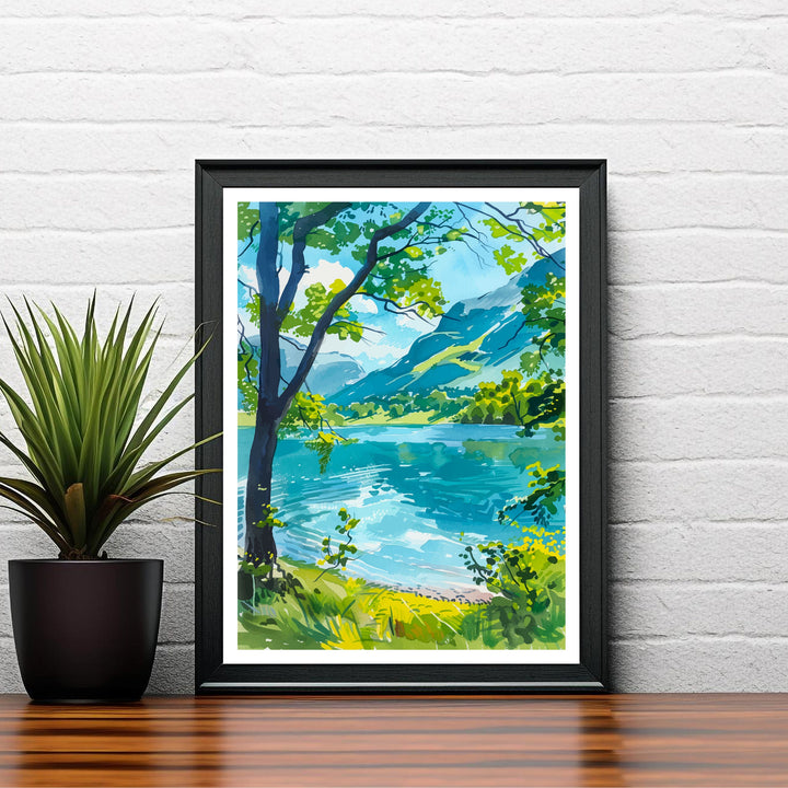 Buttermere Lake District Travel Print Wall Decor Wall Art Buttermere Wall Hanging Home Décor Buttermere Gift Art Lovers British Art Lover