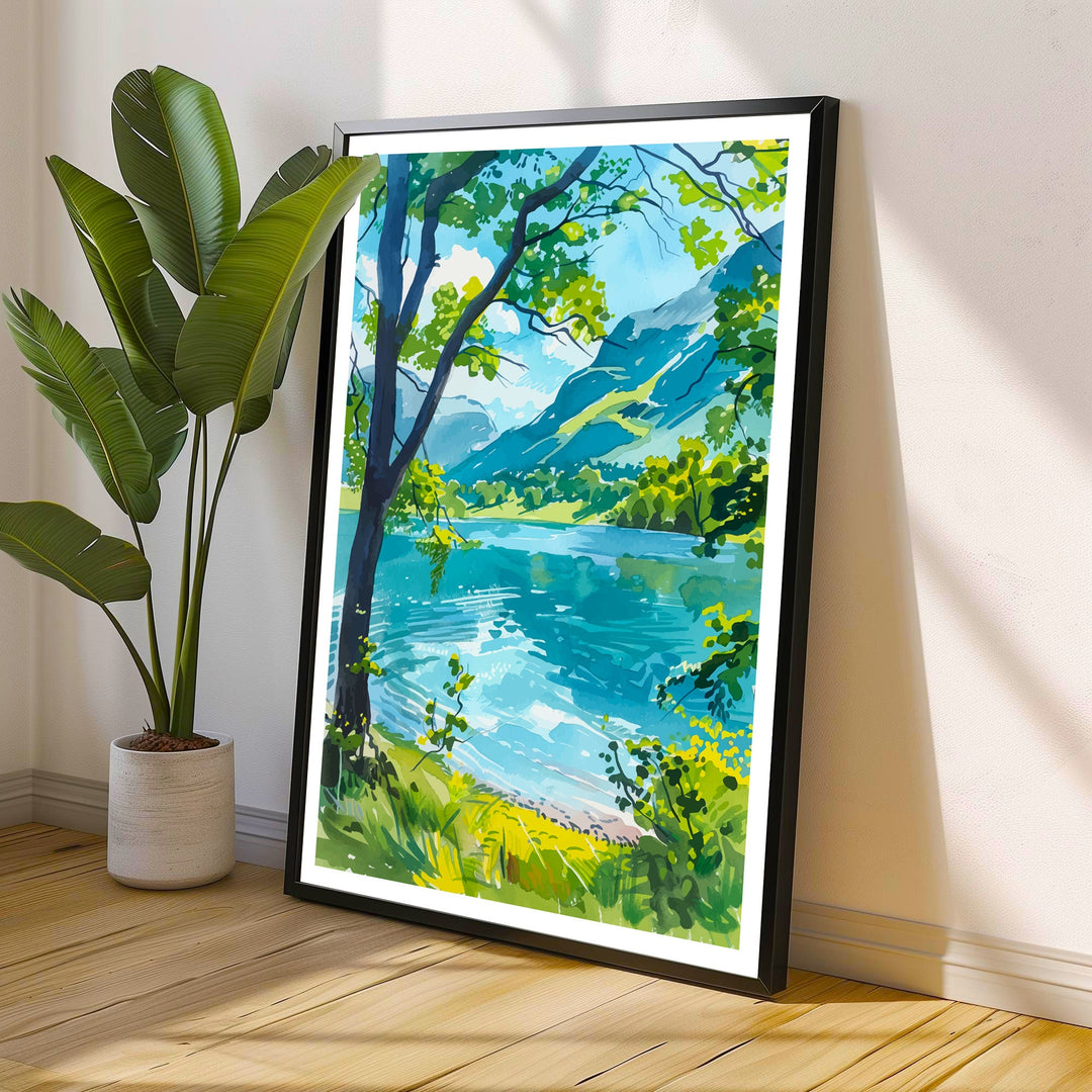 Buttermere Lake District Travel Poster