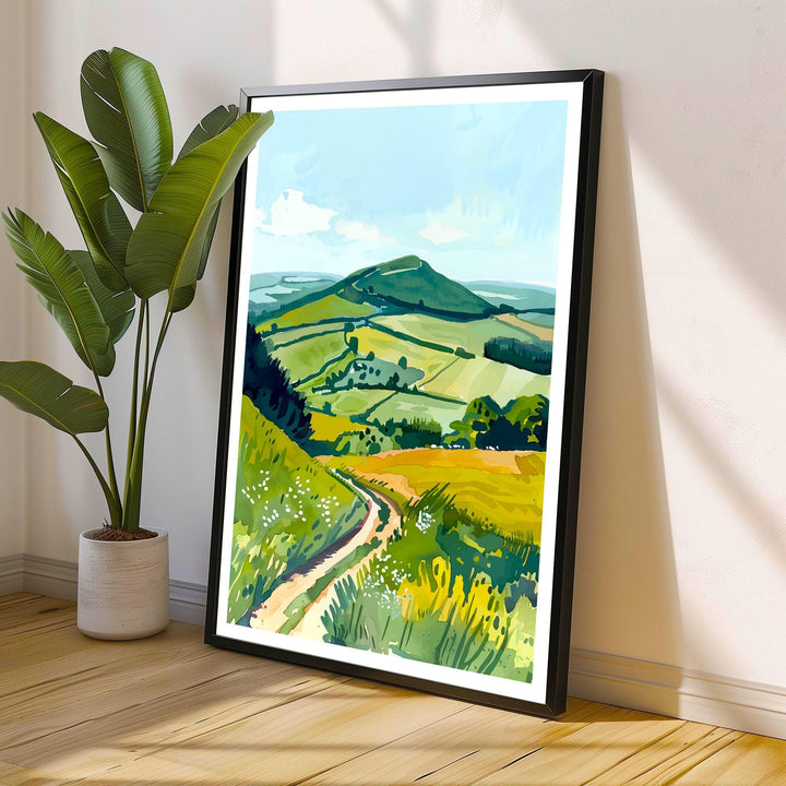 Chiltern Hills England Travel Print Wall Decor Wall Art Chiltern Hills Wall Hanging Home Décor Chiltern Hills Gift Art Lovers British Art