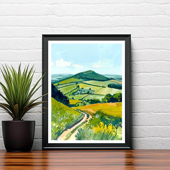 Chiltern Hills England Travel Print Wall Decor Wall Art Chiltern Hills Wall Hanging Home Décor Chiltern Hills Gift Art Lovers British Art