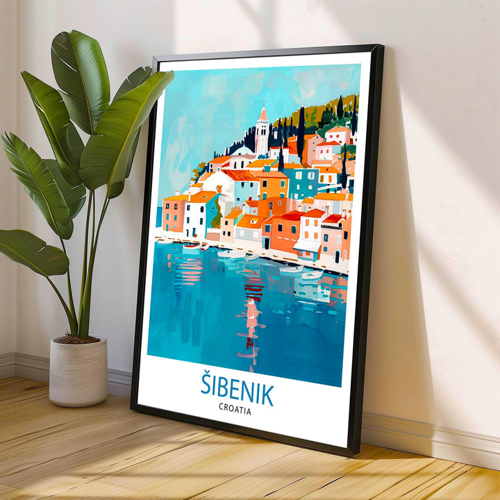 Sibenik Croatia Travel Print Wall Decor Wall Art Šibenik Wall Hanging Home Décor Šibenik Gift Art Lovers Croatian Art Lover Gift Print Art