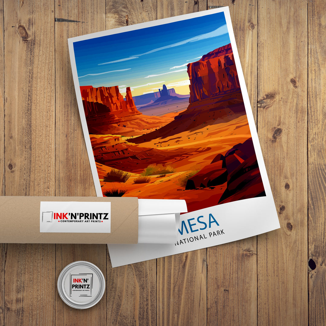 Mesa Verde National Park Colorado Travel Poster