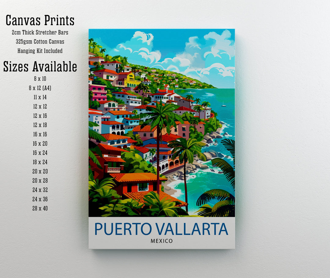 Puerto Vallarta Mexico Travel Poster