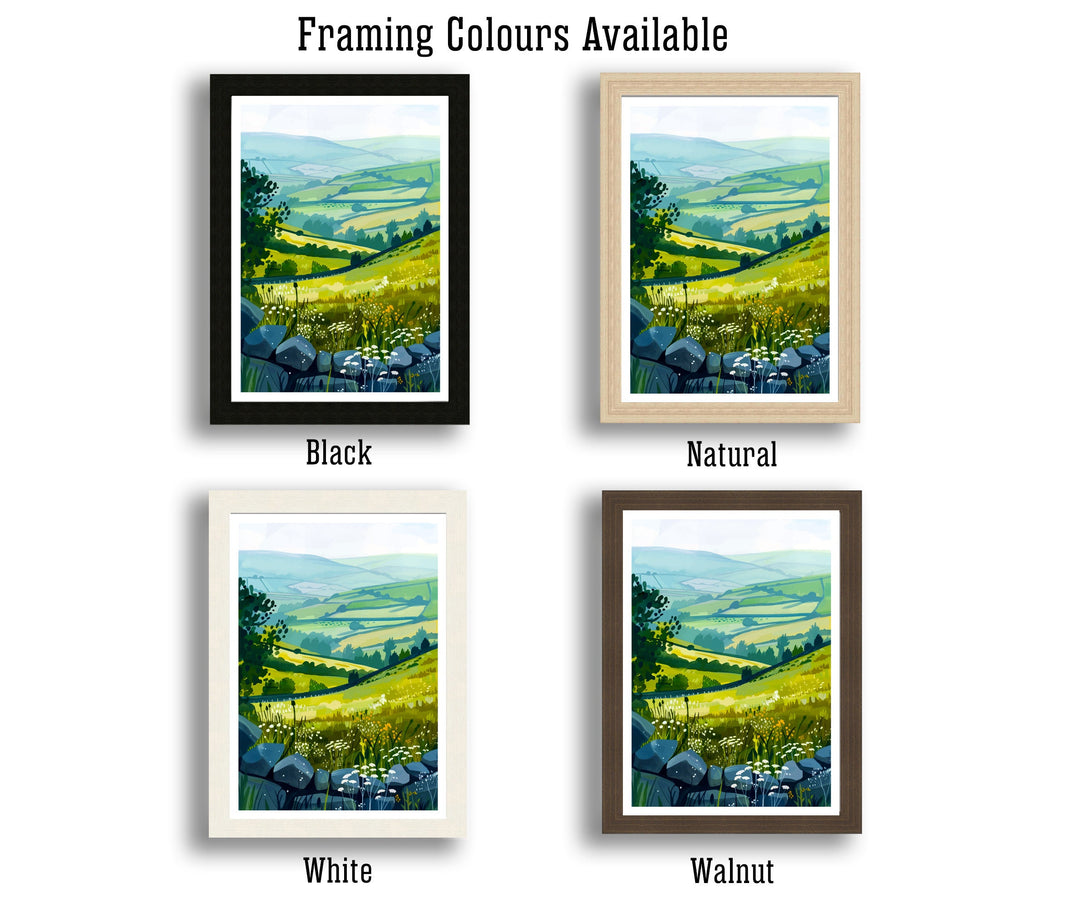 Peak District National Park England Travel Print Wall Decor Wall Art Peak District Wall Hanging Home Décor Peak District Gift Art Lovers