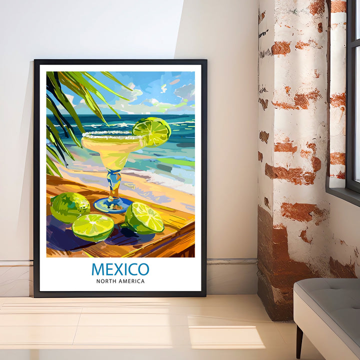 Mexico Travel Print Wall Decor Wall Art Mexico Wall Hanging Home Décor Mexico Gift Art Lovers Mexican Art Lover Gift Print Art