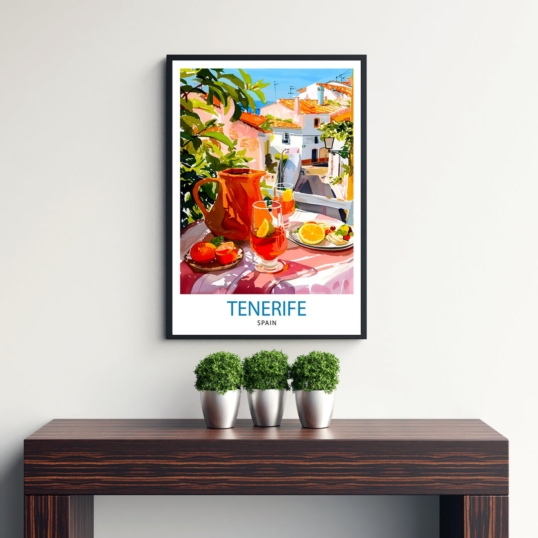 Tenerife Canary Islands Travel Poster