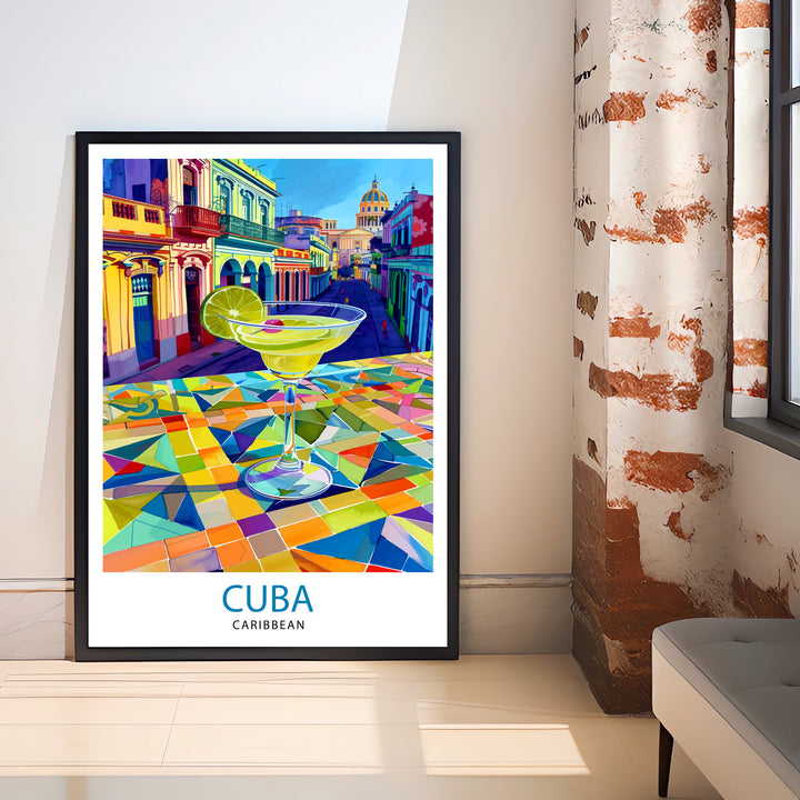 Cuba Travel Print Wall Decor Wall Art Cuba Wall Hanging Home Décor Cuba Gift Art Lovers Caribbean Art Lover Gift Print Art