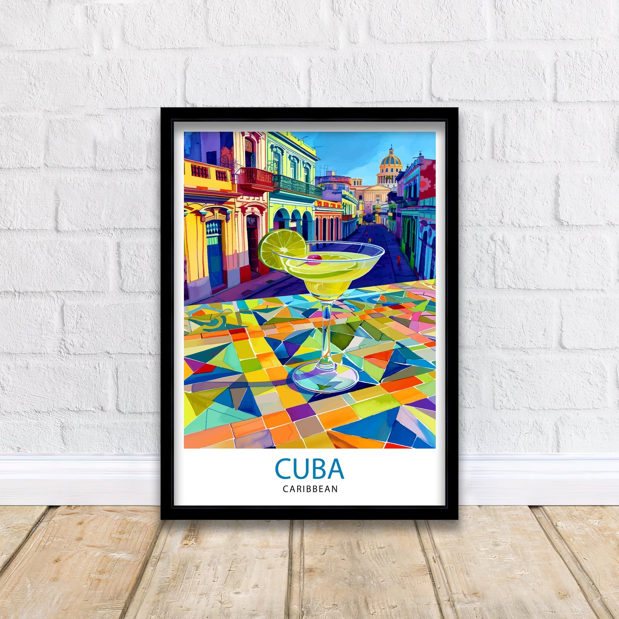 Cuba Travel Print Wall Decor Wall Art Cuba Wall Hanging Home Décor Cuba Gift Art Lovers Caribbean Art Lover Gift Print Art