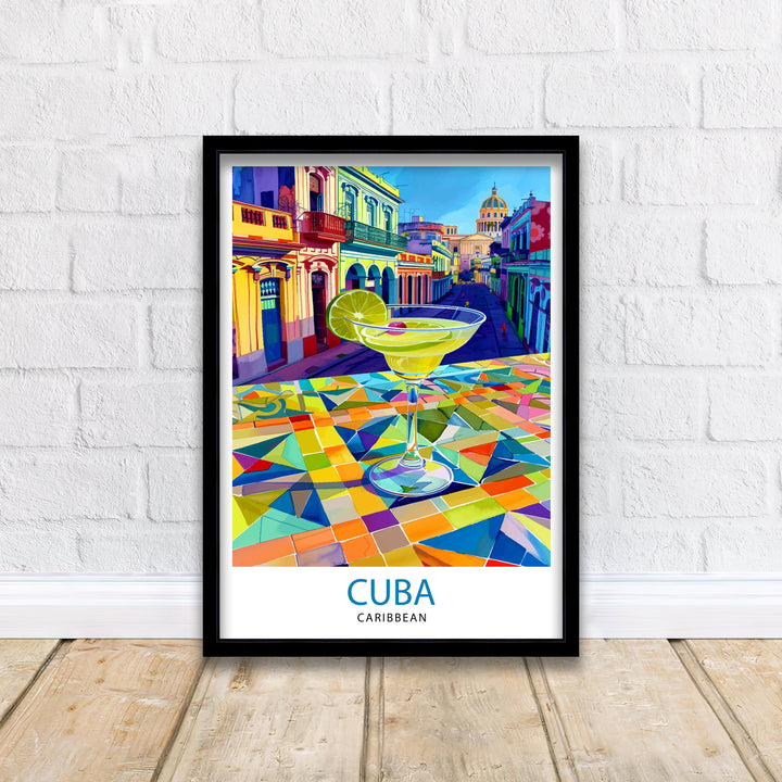 Cuba Travel Poster