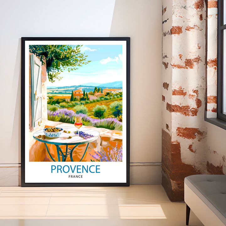 Provence France Travel Poster