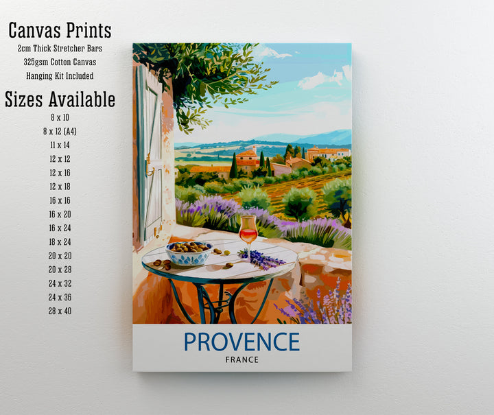 Provence France Travel Print Wall Decor Wall Art Provence Wall Hanging Home Décor Provence Gift Art Lovers French Art Lover Gift Print Art