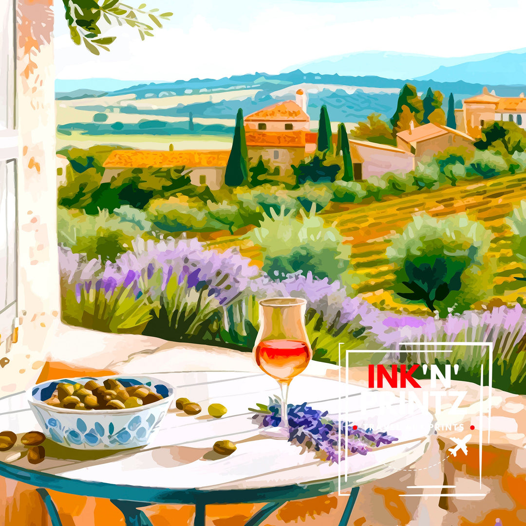 Provence France Travel Poster