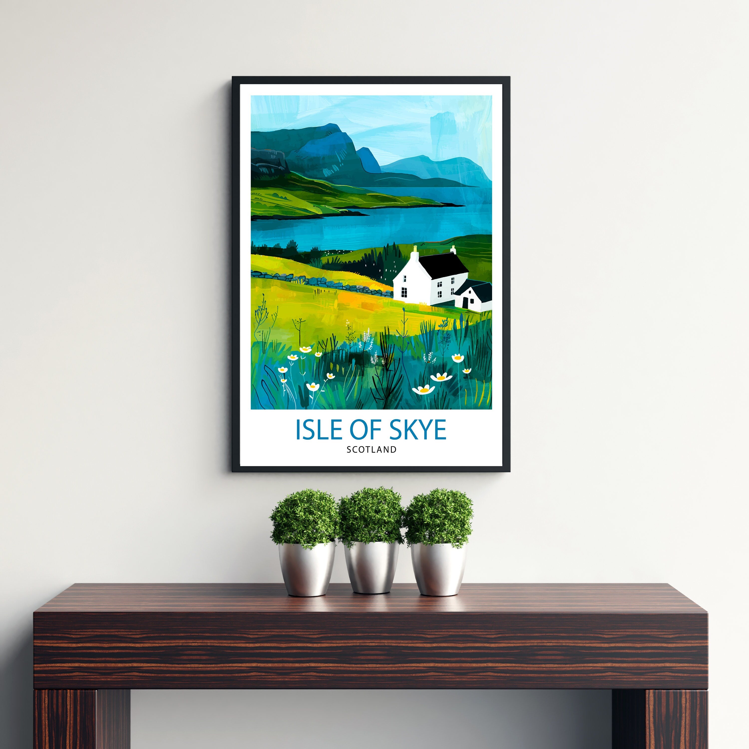 Isle of Skye Scotland Travel Print Wall Decor Wall Art Isle of Skye Wall Hanging Home Décor Isle of Skye Gift Art Lovers Scottish Art Lover