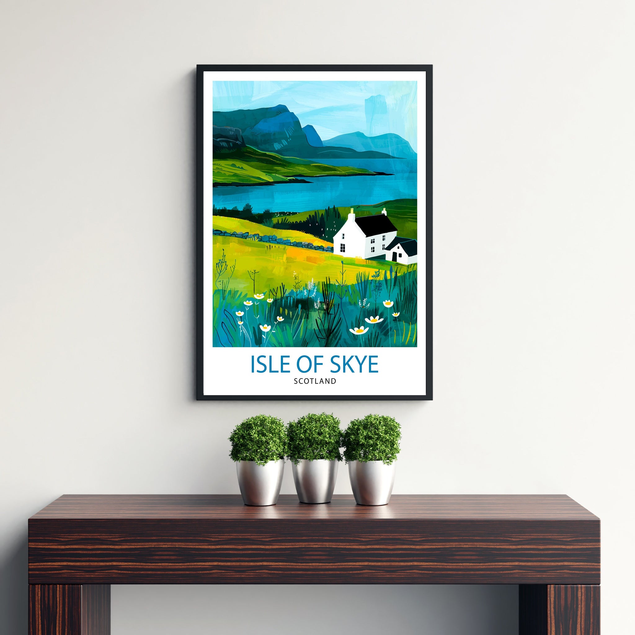 Isle of Skye Scotland Travel Print Wall Decor Wall Art Isle of Skye Wall Hanging Home Décor Isle of Skye Gift Art Lovers Scottish Art Lover