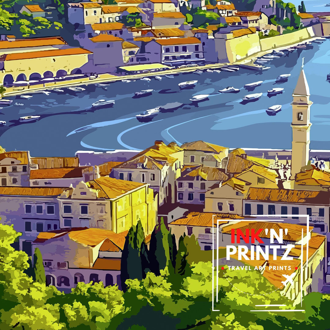 Pula Croatia Travel Poster