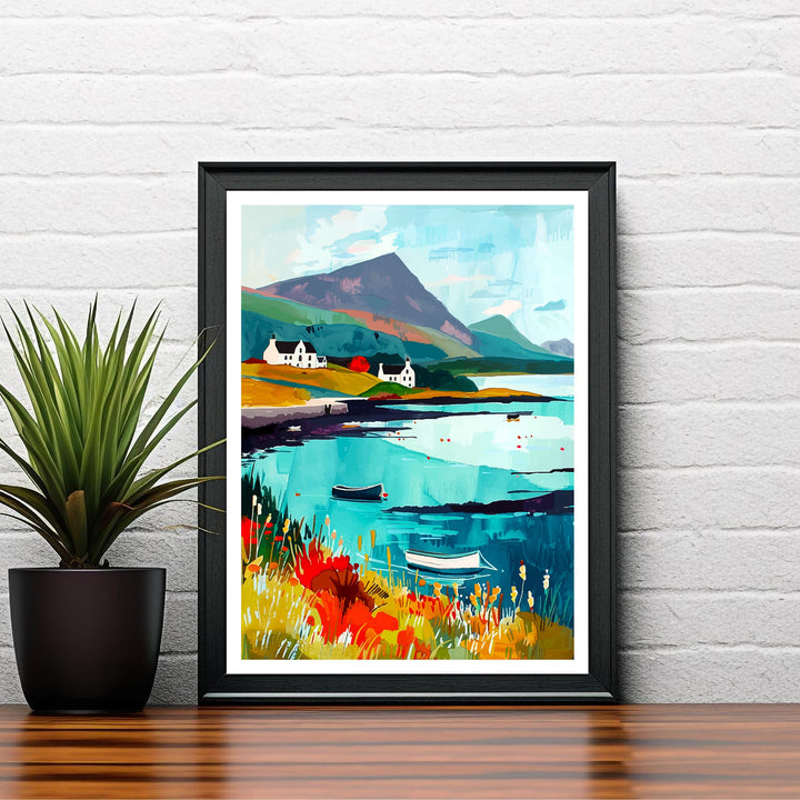 Isle of Arran Scotland Travel Print Wall Decor Wall Art Isle of Arran Wall Hanging Home Décor Isle of Arran Gift Art Lovers Scottish Art