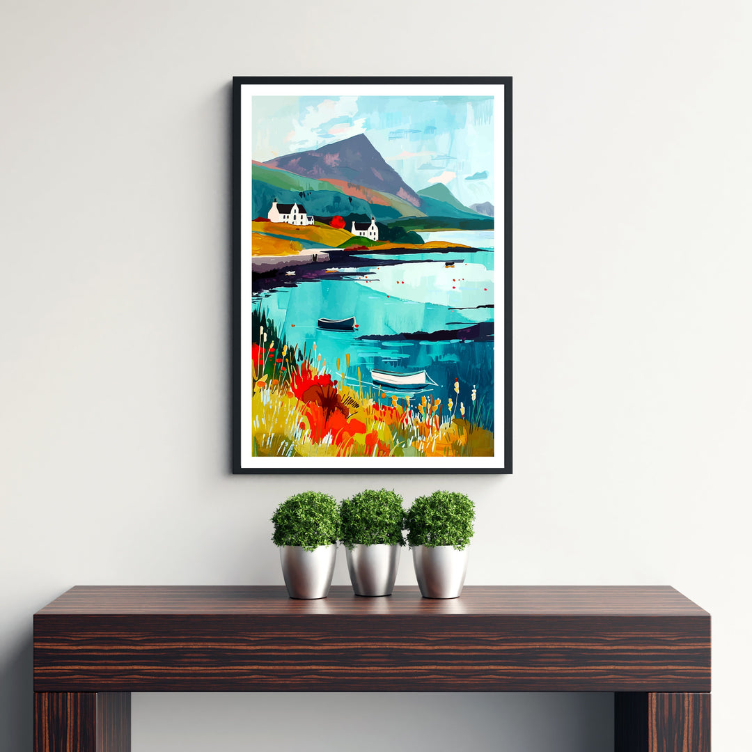 Isle of Arran Scotland Travel Poster