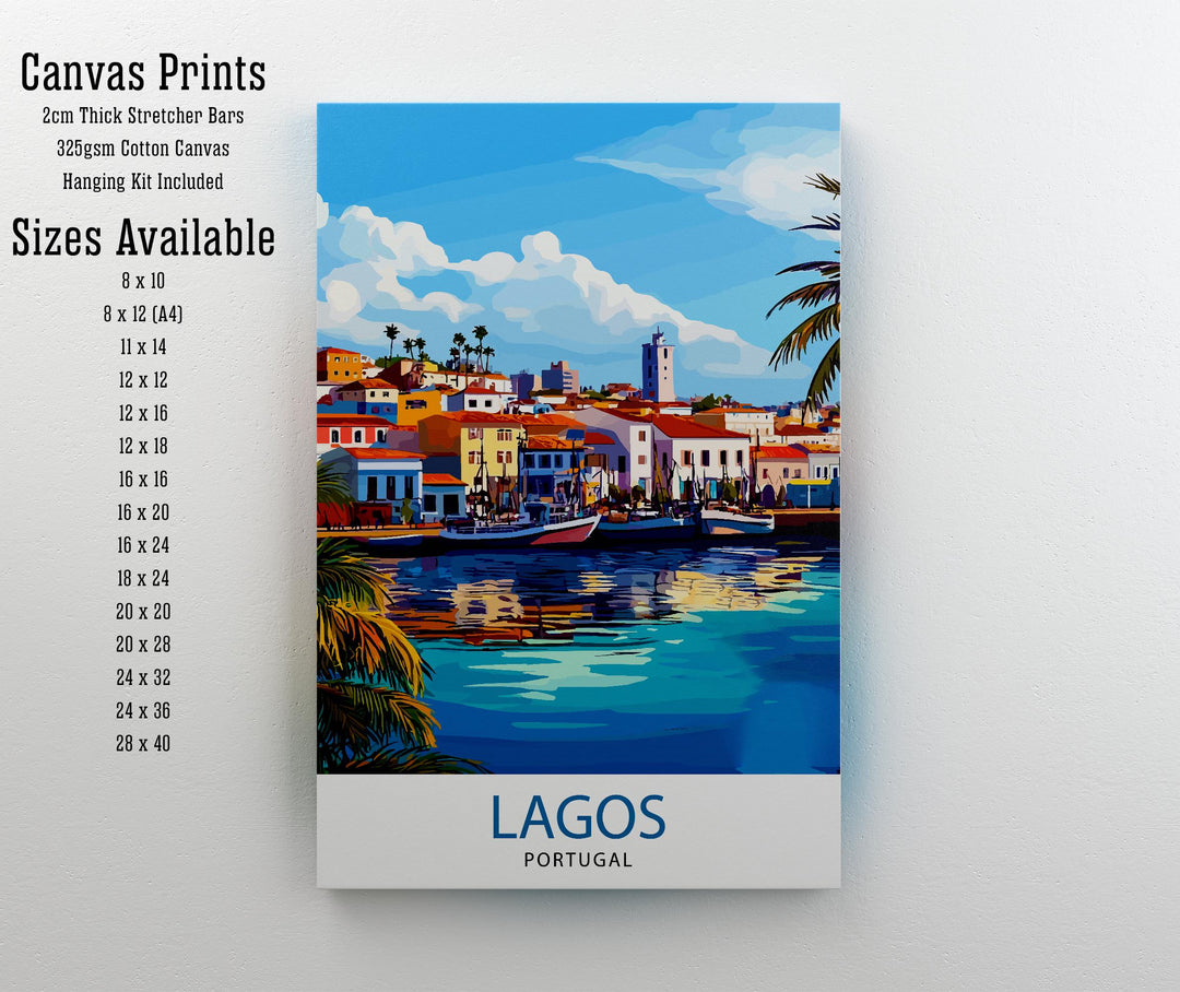 Lagos Portugal Travel Print Wall Decor Wall Art Lagos Wall Hanging Home Décor Lagos Gift Art Lovers Portuguese Art Lover Gift Print