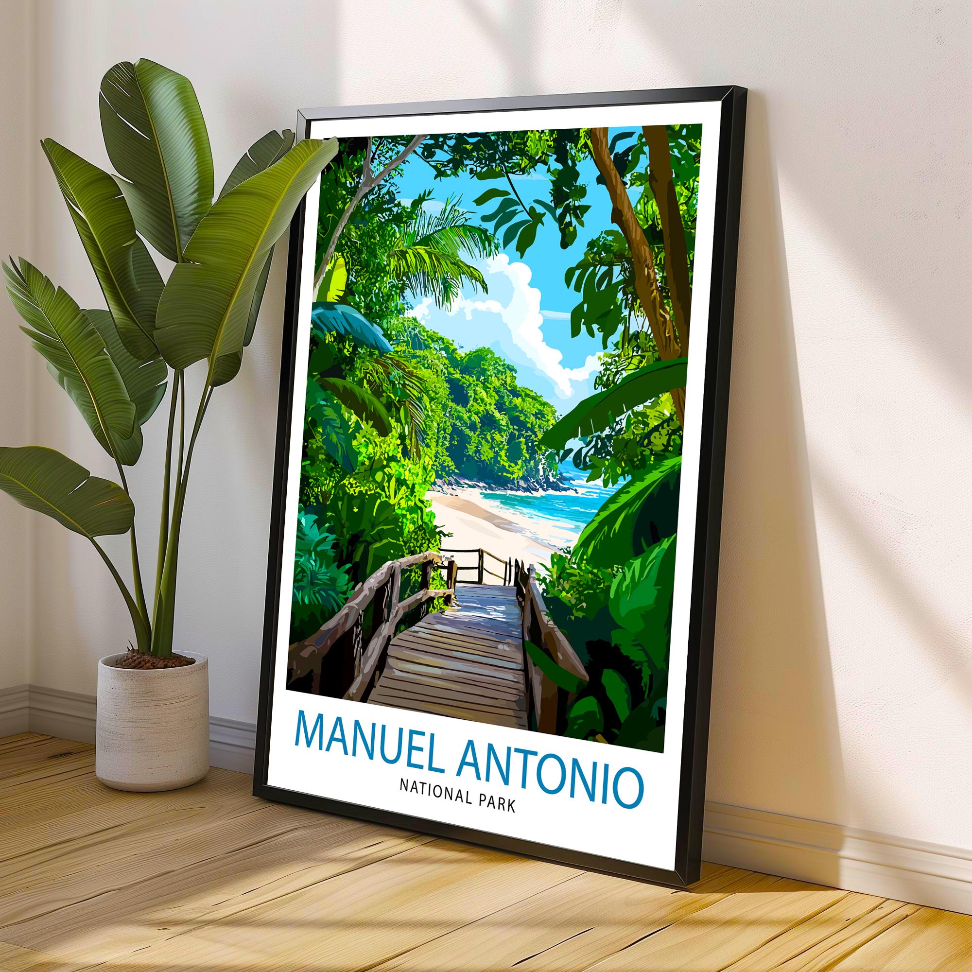 Manuel Antonio National Park Costa Rica Travel Print Wall Decor Wall Art Manuel Antonio Wall Hanging Home Décor Manuel Antonio Gift Art