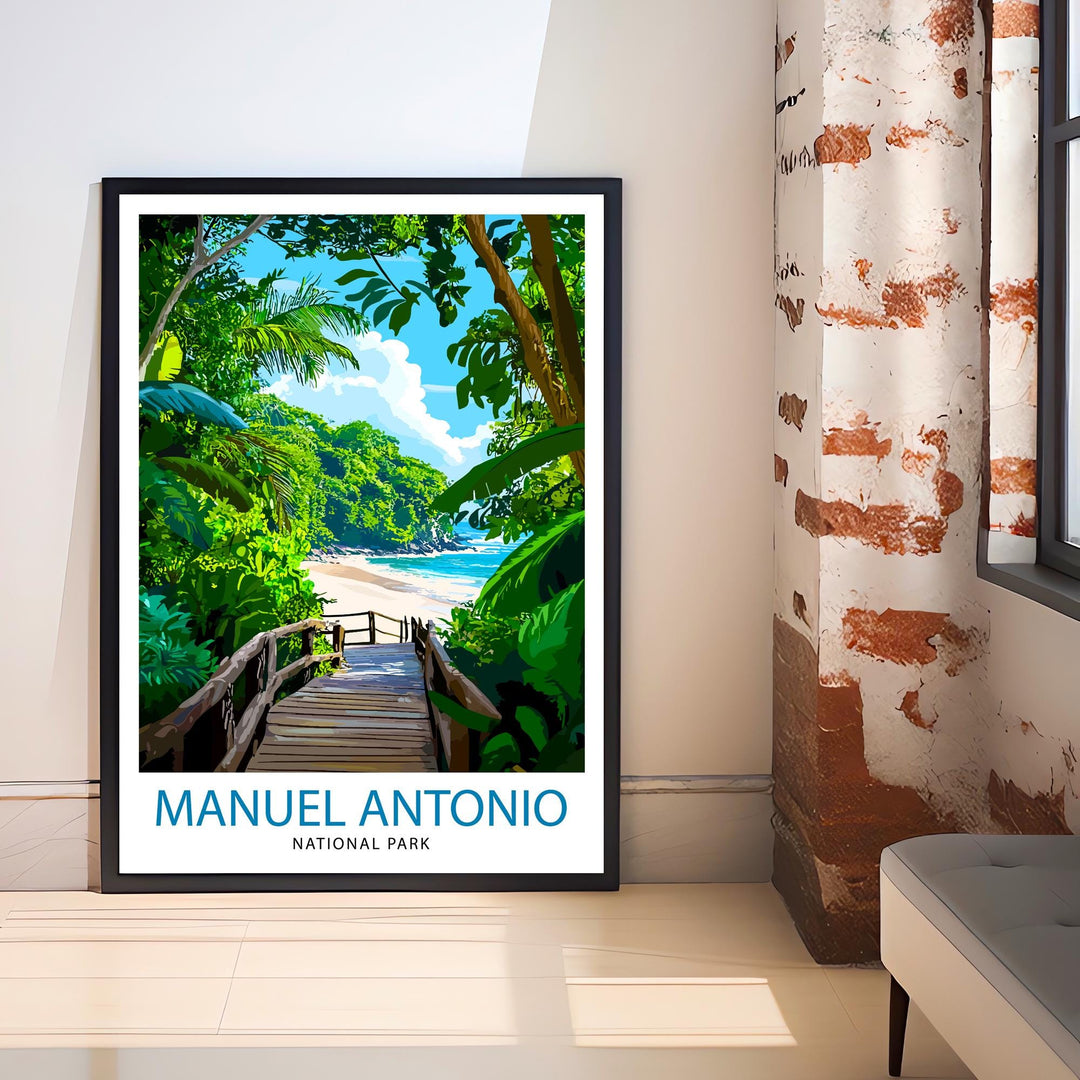 Manuel Antonio National Park Costa Rica Travel Print Wall Decor Wall Art Manuel Antonio Wall Hanging Home Décor Manuel Antonio Gift Art